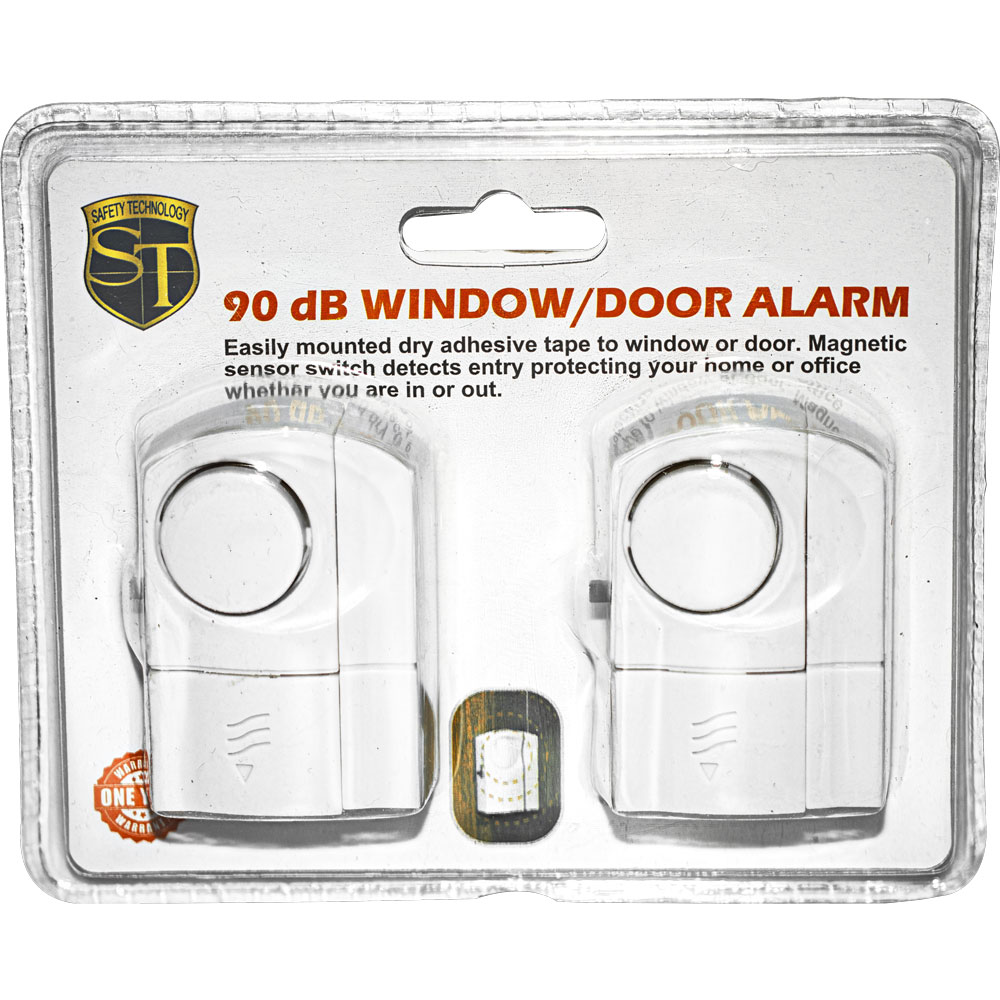 Magnetic Door/Window Alarm, 2-Pack, supplier product photograph